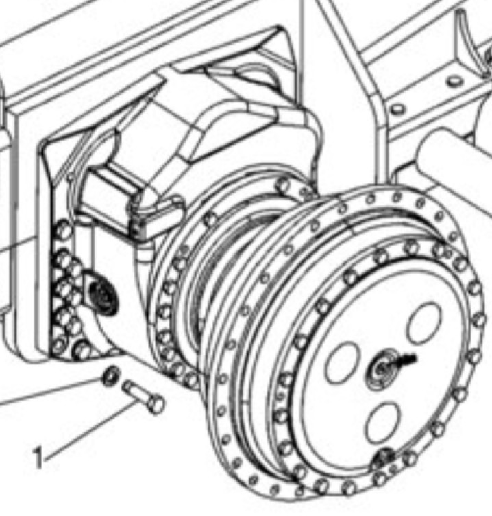 Case 47863726 - 84389282 - Moteur de translation pour Engins de chantier: photos 2 Case 47863726 - 84389282 - Moteur de translation pour Engins de chantier: photos 2