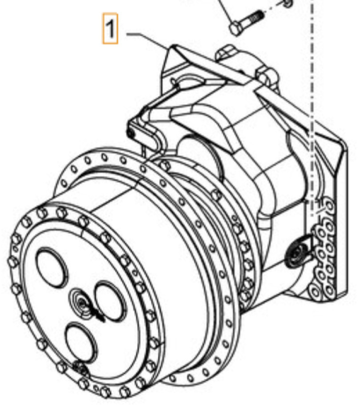 Case 47863726 - 84389282 - Moteur de translation pour Engins de chantier: photos 1 Case 47863726 - 84389282 - Moteur de translation pour Engins de chantier: photos 1