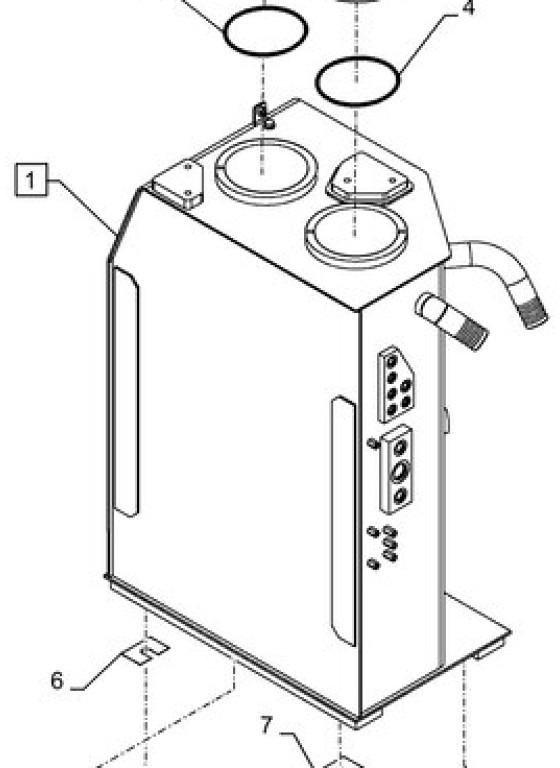 Case KBJ22670 - Réservoir hydraulique pour Engins de chantier: photos 1 Case KBJ22670 - Réservoir hydraulique pour Engins de chantier: photos 1