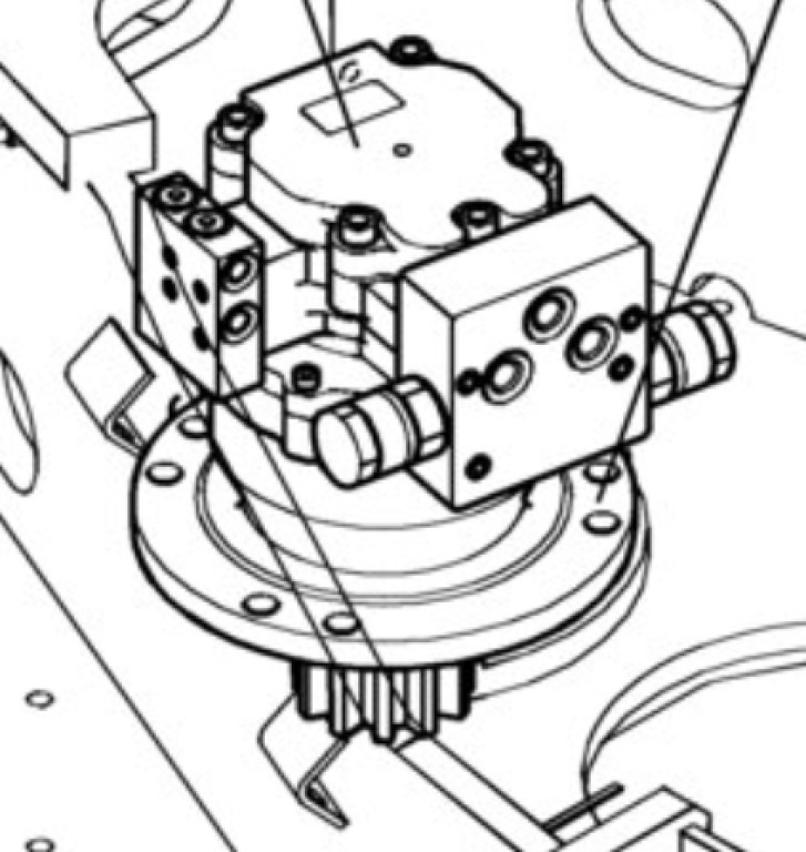 Case PY15V00012F2 - PY15V00012F1 - Moteur de rotation pour Engins de chantier: photos 1 Case PY15V00012F2 - PY15V00012F1 - Moteur de rotation pour Engins de chantier: photos 1