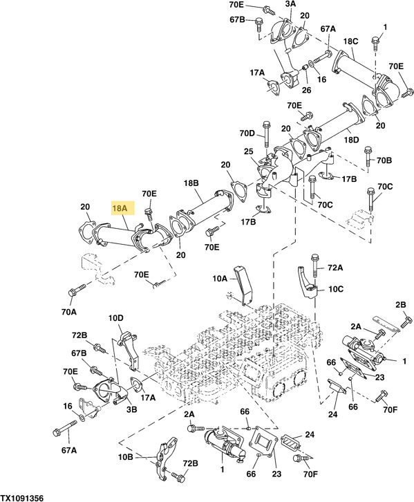 Hitachi 8976067173 - 87646088 - Refroidisseur EGR pour Machine agricole: photos 1 Hitachi 8976067173 - 87646088 - Refroidisseur EGR pour Machine agricole: photos 1