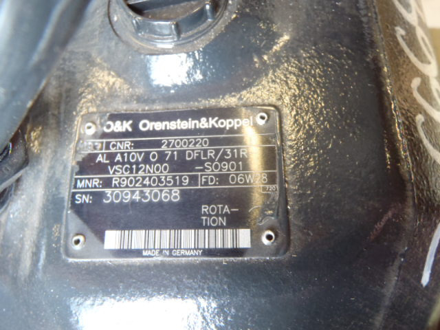 O&K ALA10V071DFR1/31R-VSC12N00-SO901 - - Pistons/ Anneaux/ Manchons pour Engins de chantier: photos 3 O&K ALA10V071DFR1/31R-VSC12N00-SO901 - - Pistons/ Anneaux/ Manchons pour Engins de chantier: photos 3