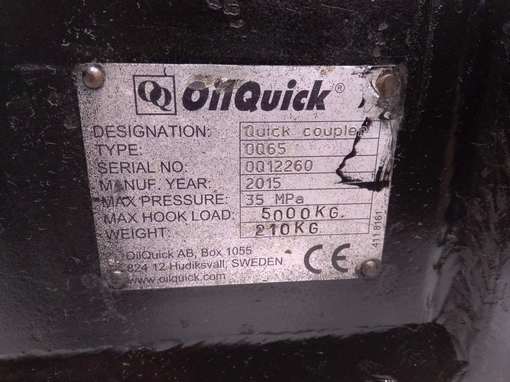 Oilquick OQ65 - - Attache rapide pour Engins de chantier: photos 5 Oilquick OQ65 - - Attache rapide pour Engins de chantier: photos 5