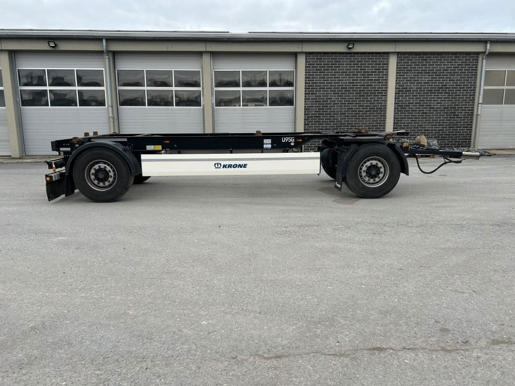 Krone 2 Achswechselfahrgestell, Typ: MAXI AZW 18 eL3B7 - Remorque porte-conteneur/ Caisse mobile: photos 1 Krone 2 Achswechselfahrgestell, Typ: MAXI AZW 18 eL3B7 - Remorque porte-conteneur/ Caisse mobile: photos 1