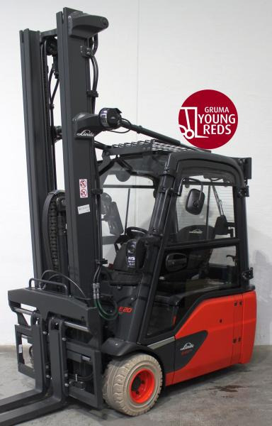 Linde E 20 L EVO 386-02 - Chariot élévateur électrique: photos 1 Linde E 20 L EVO 386-02 - Chariot élévateur électrique: photos 1
