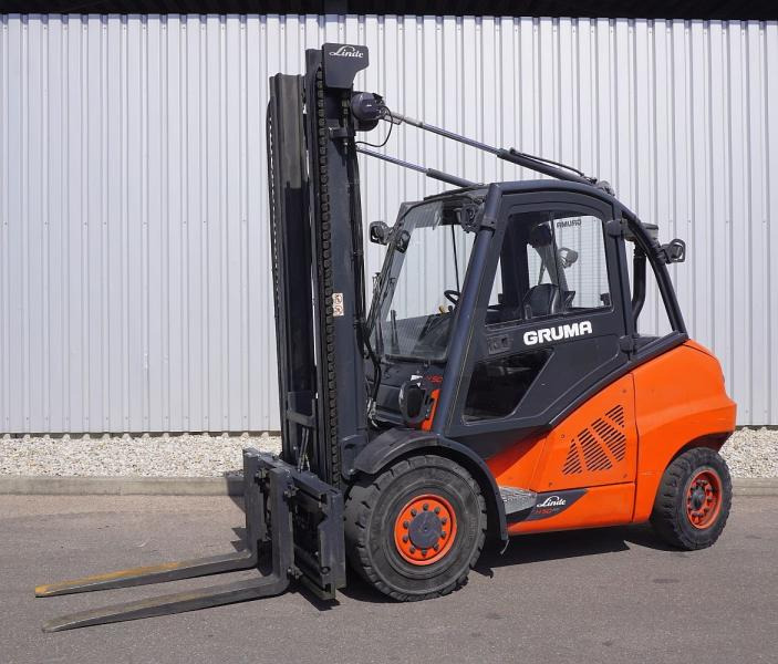 Linde H 50 D/600 EVO 394-02 - Chariot élévateur diesel: photos 1 Linde H 50 D/600 EVO 394-02 - Chariot élévateur diesel: photos 1