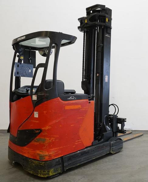 Linde R 14 HD 1120 - Chariot à mât rétractable: photos 1 Linde R 14 HD 1120 - Chariot à mât rétractable: photos 1