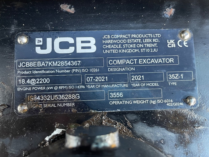 JCB 35Z-1 - Mini pelle: photos 3 JCB 35Z-1 - Mini pelle: photos 3