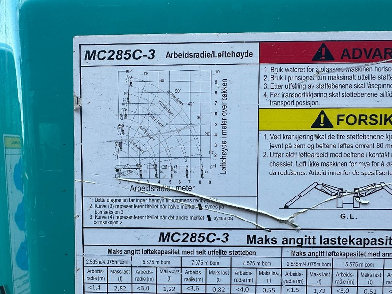 Maeda MC 285 C WME-3 - Mini grue: photos 4 Maeda MC 285 C WME-3 - Mini grue: photos 4