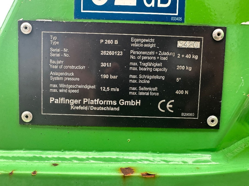 Palfinger P 260 B op Nissan Cabstar - Camion avec nacelle: photos 4 Palfinger P 260 B op Nissan Cabstar - Camion avec nacelle: photos 4