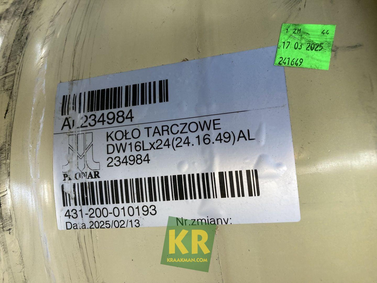 John Deere 16 X 24 velg - Jante pour Machine agricole: photos 4 John Deere 16 X 24 velg - Jante pour Machine agricole: photos 4