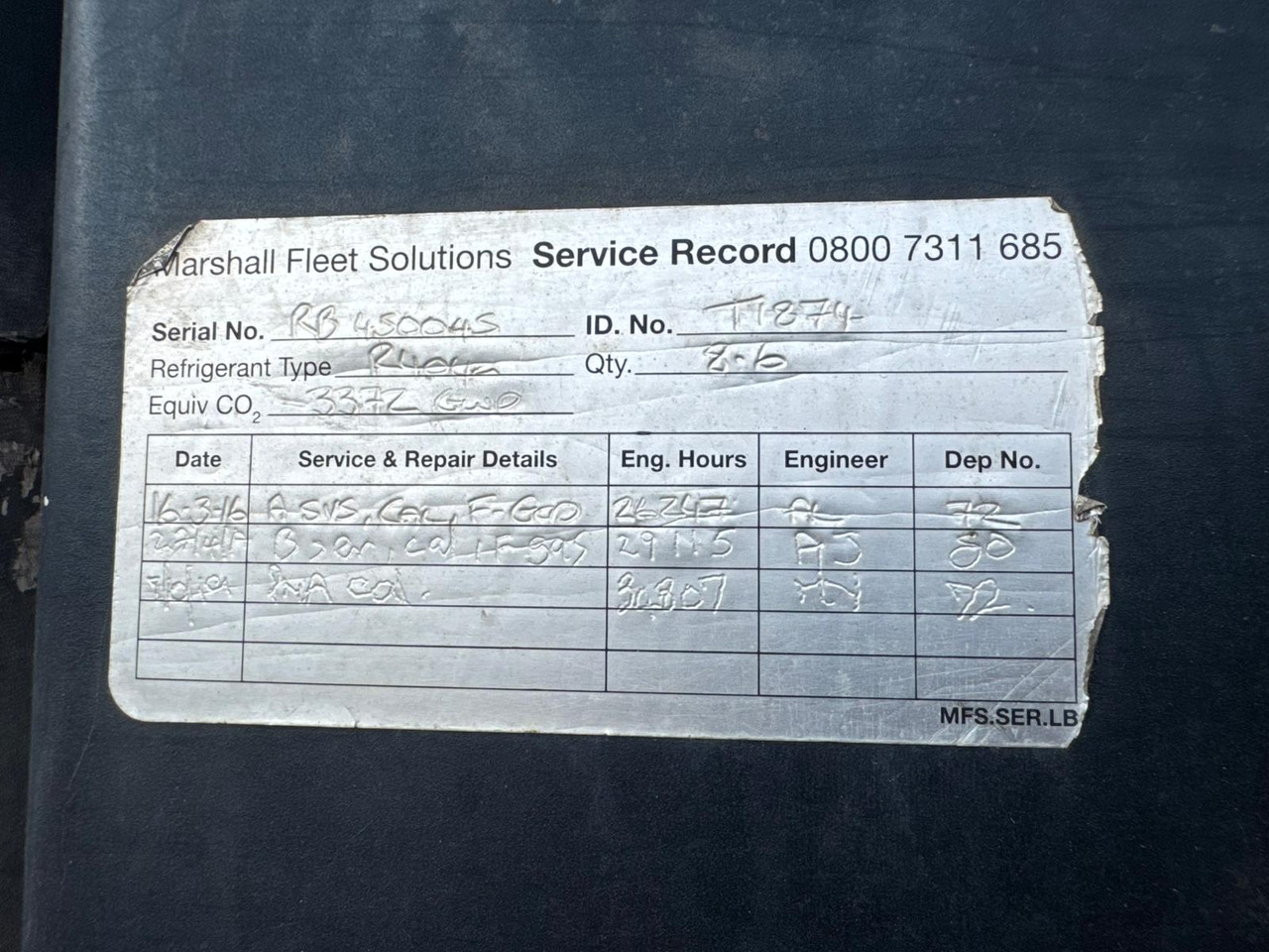 Semi-remorque frigorifique Gray and Adams 2005 Vector 1800 MT – MT-043: photos 11 Semi-remorque frigorifique Gray and Adams 2005 Vector 1800 MT – MT-043: photos 11