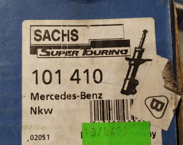 AMORTYZATOR TYLNI 101410 SACHS 0053262000 MERCEDES MK NG SK 1729 1748 1838 1844 2038 - Amortisseurs: photos 2 AMORTYZATOR TYLNI 101410 SACHS 0053262000 MERCEDES MK NG SK 1729 1748 1838 1844 2038 - Amortisseurs: photos 2
