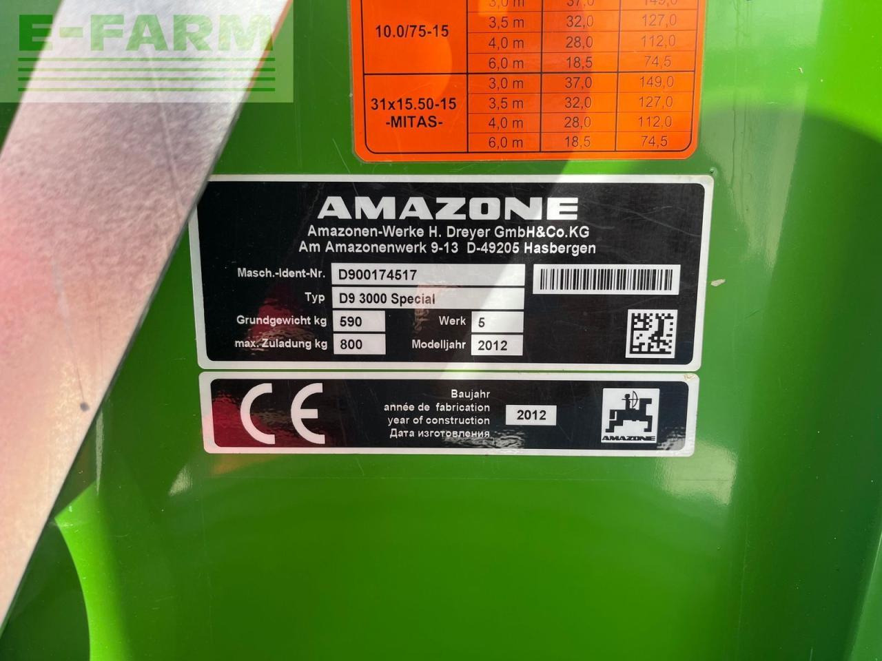 Amazone d 9 / 3000 special - Semoir: photos 1 Amazone d 9 / 3000 special - Semoir: photos 1