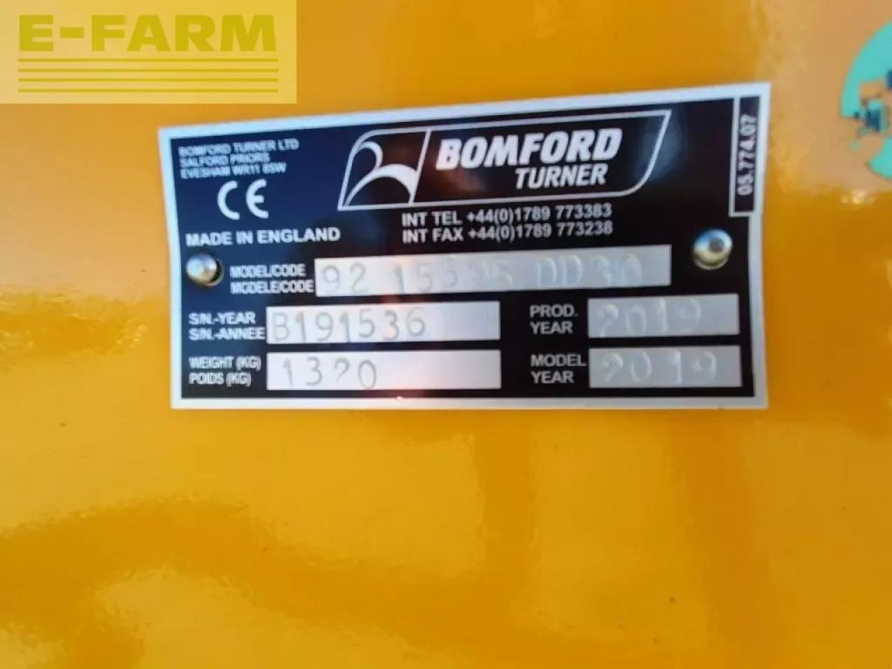 Outils du sol Bomford dyna drive: photos 6