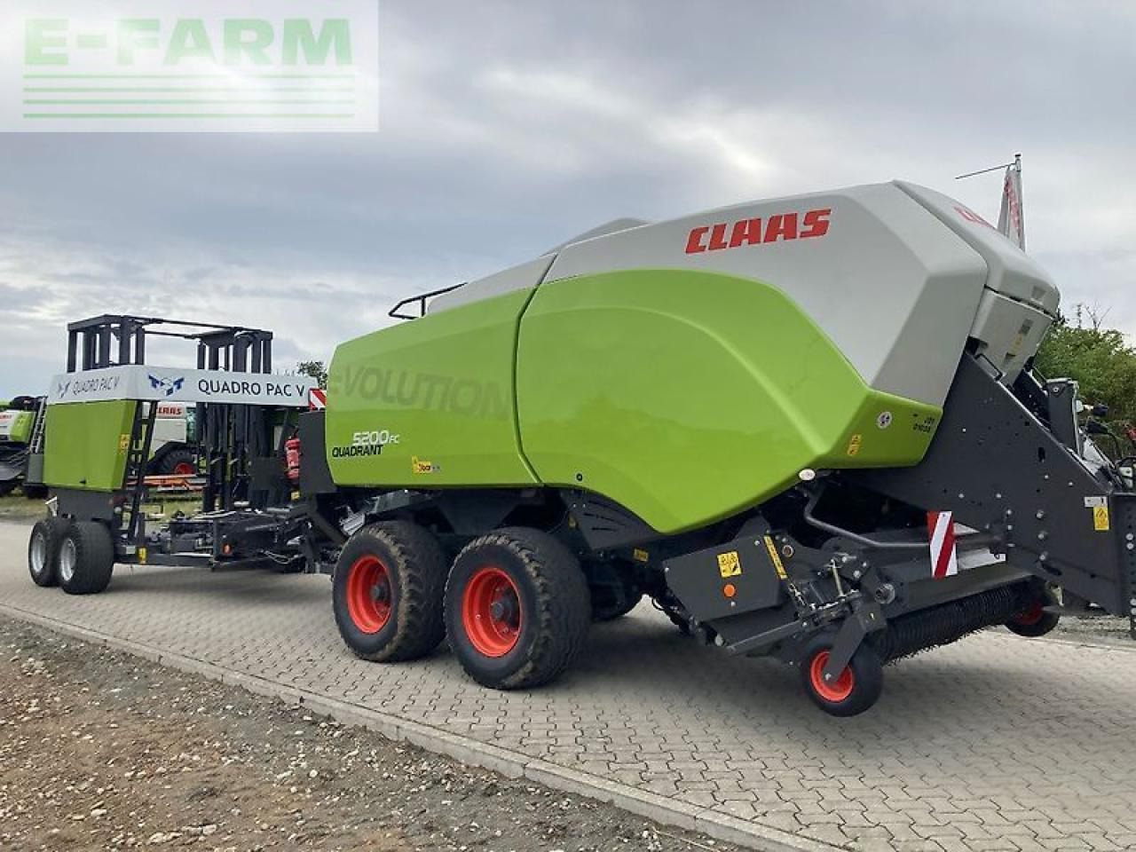 Presse à balles cubiques CLAAS 5200 evolution fc tandem inkl. quadro pack v: photos 7