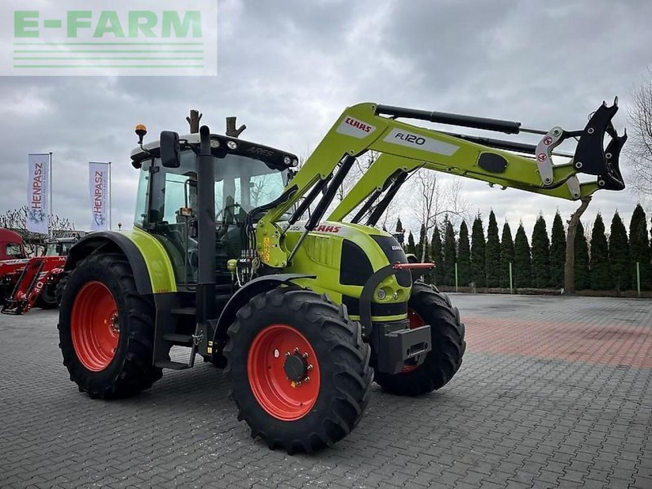 CLAAS ares 617 atz + claas fl120 ATZ - Tracteur agricole: photos 4 CLAAS ares 617 atz + claas fl120 ATZ - Tracteur agricole: photos 4