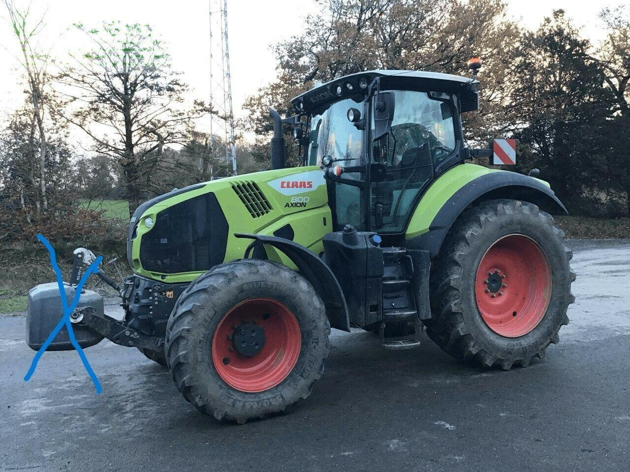 CLAAS axion 800 hexashift s5 - Tracteur agricole: photos 1 CLAAS axion 800 hexashift s5 - Tracteur agricole: photos 1
