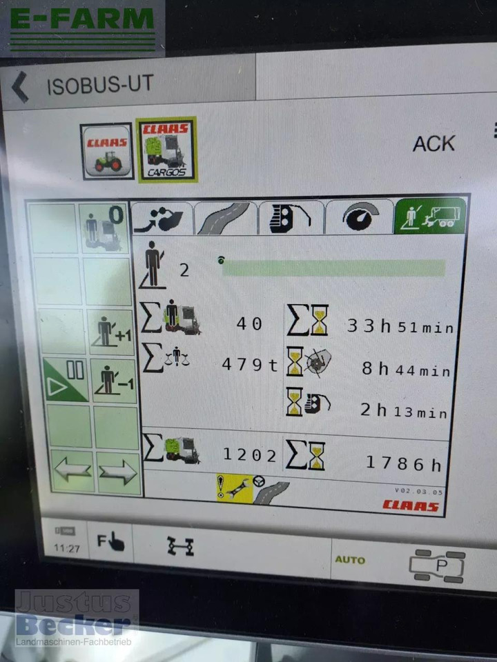 CLAAS cargos 8500 tridem - Autochargeuse: photos 4 CLAAS cargos 8500 tridem - Autochargeuse: photos 4