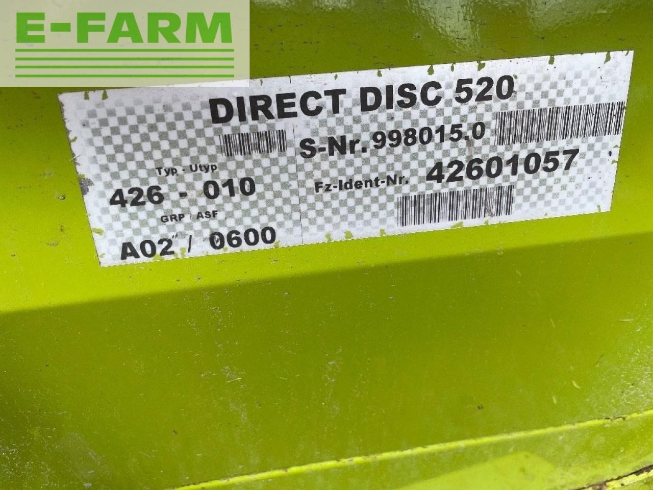 CLAAS direct disc 520 - Accessoire aux ensileuses: photos 5 CLAAS direct disc 520 - Accessoire aux ensileuses: photos 5