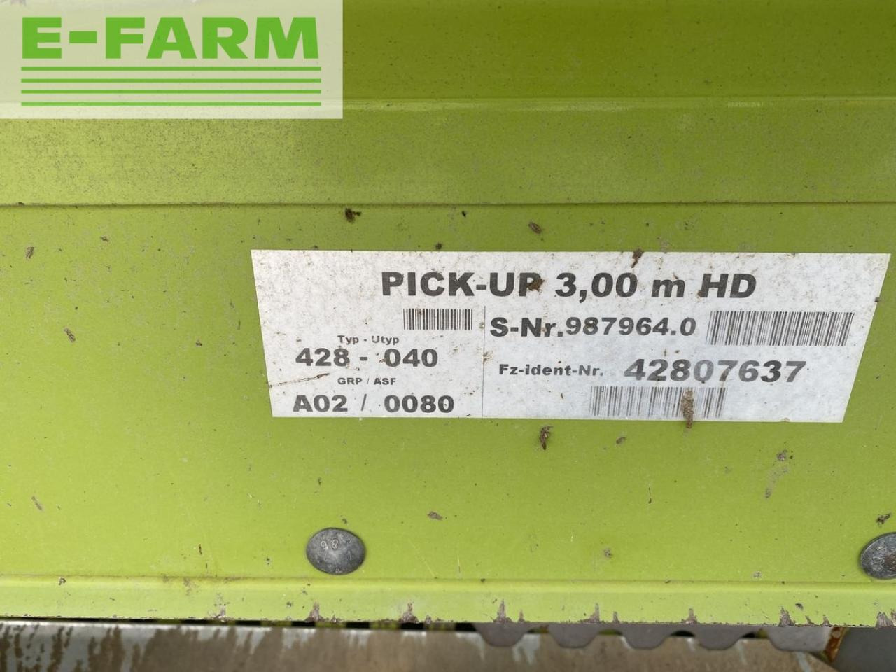 CLAAS pu 300 hd - Accessoire aux ensileuses: photos 5 CLAAS pu 300 hd - Accessoire aux ensileuses: photos 5