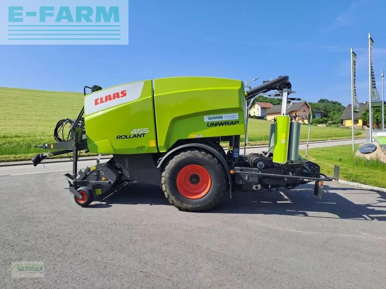 CLAAS rollant 455 rc uniwrap - wickelkombination - Presse à balles cubiques: photos 2 CLAAS rollant 455 rc uniwrap - wickelkombination - Presse à balles cubiques: photos 2