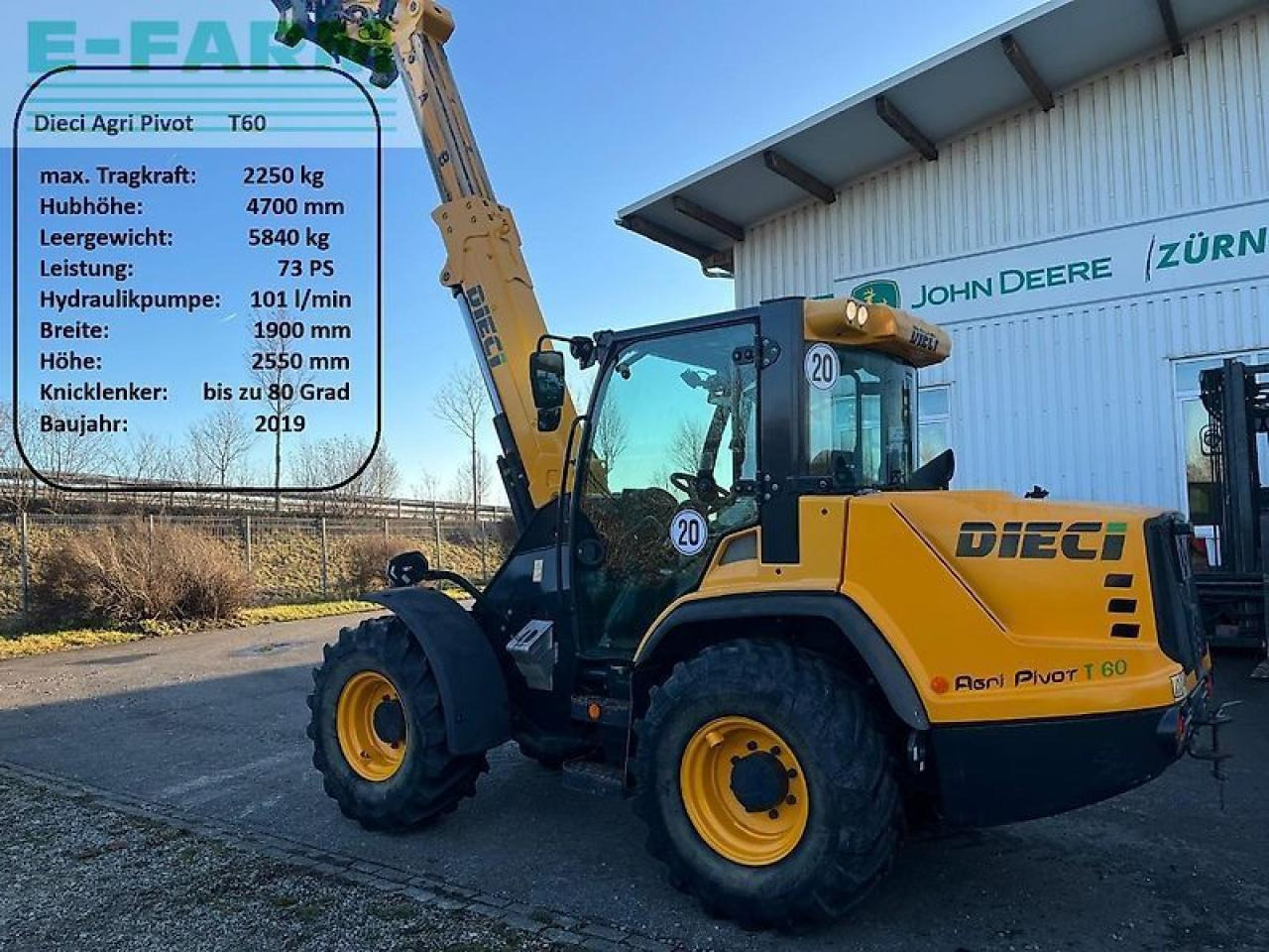 Dieci agri pivot t60 teleskopradlader - Chargeuse sur pneus: photos 1 Dieci agri pivot t60 teleskopradlader - Chargeuse sur pneus: photos 1