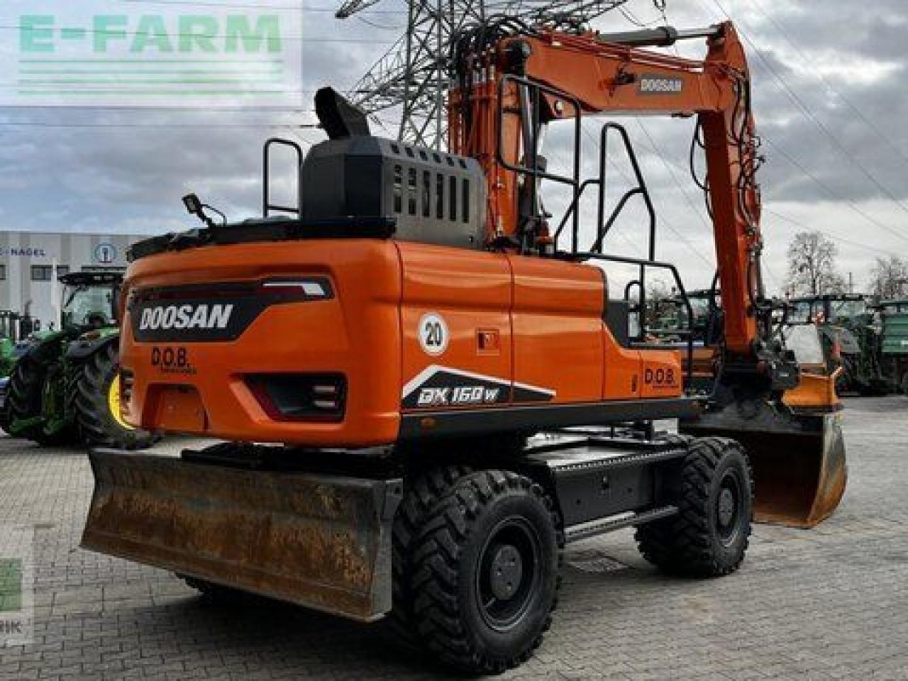 Pelle sur pneus Doosan dx 160w-7: photos 8