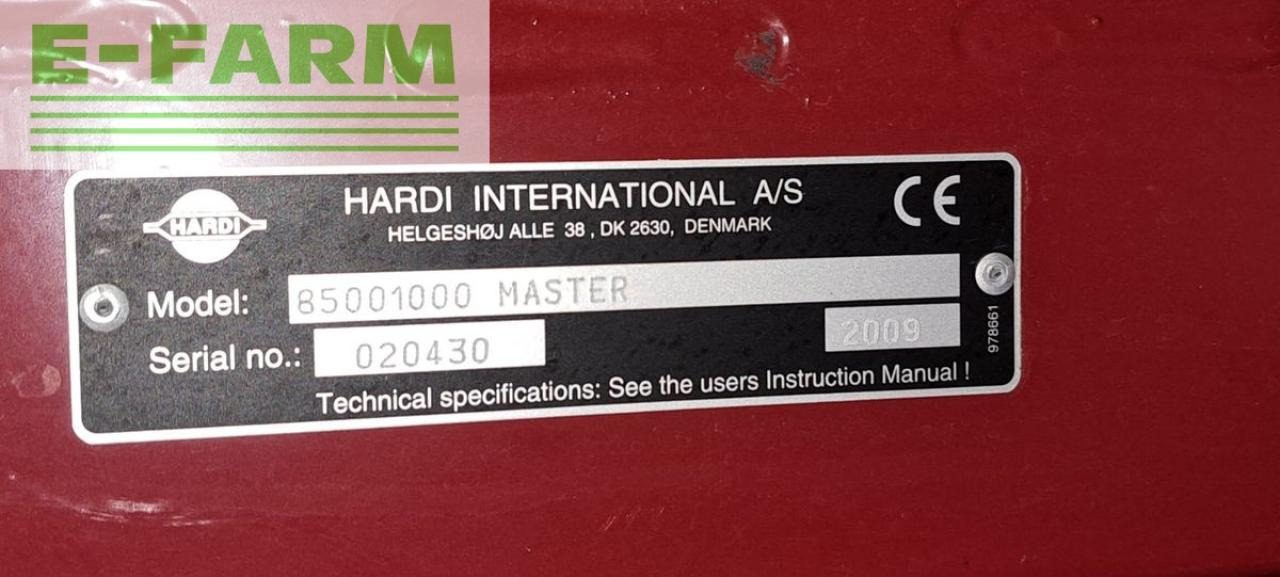 Hardi master 1000 - Pulvérisateur traîné: photos 3 Hardi master 1000 - Pulvérisateur traîné: photos 3