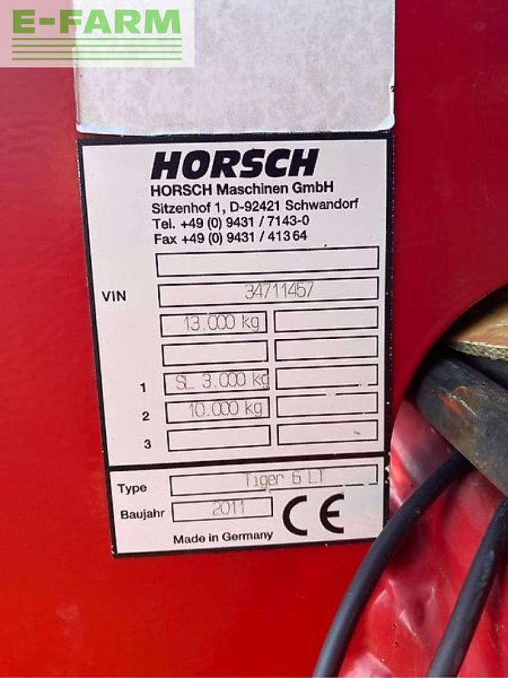 Horsch tiger 6 lt - Bineuse: photos 3 Horsch tiger 6 lt - Bineuse: photos 3