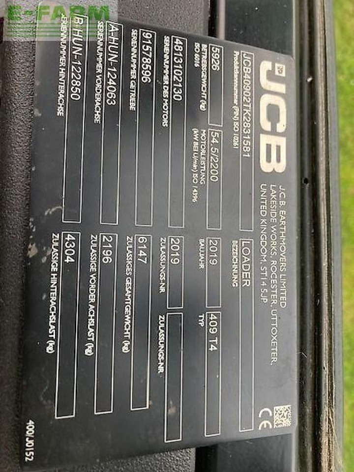 JCB 409 - Mini pelle: photos 1 JCB 409 - Mini pelle: photos 1