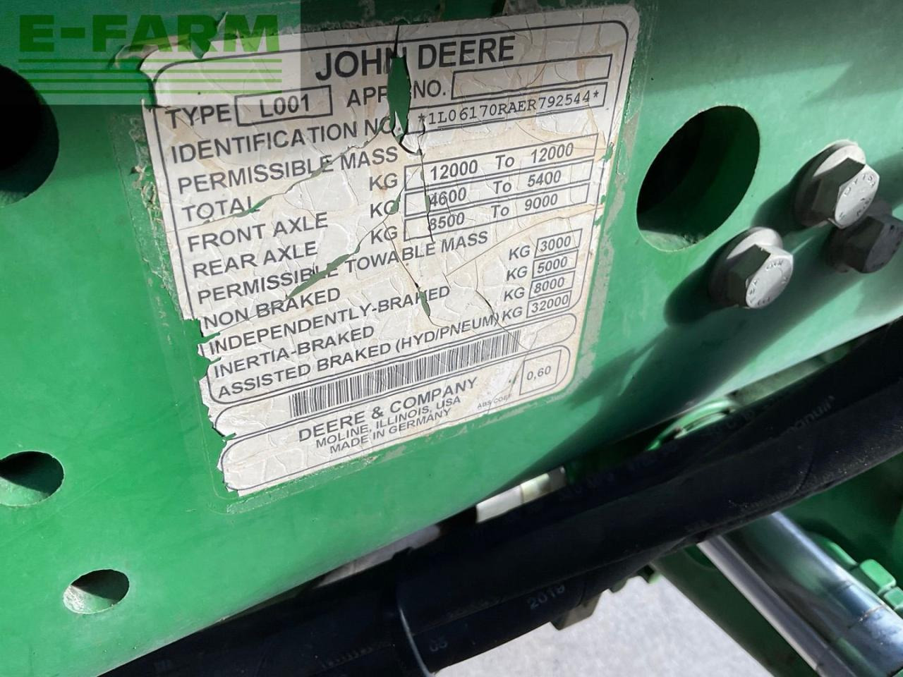 Tracteur agricole John Deere 6170R: photos 13 Tracteur agricole John Deere 6170R: photos 13