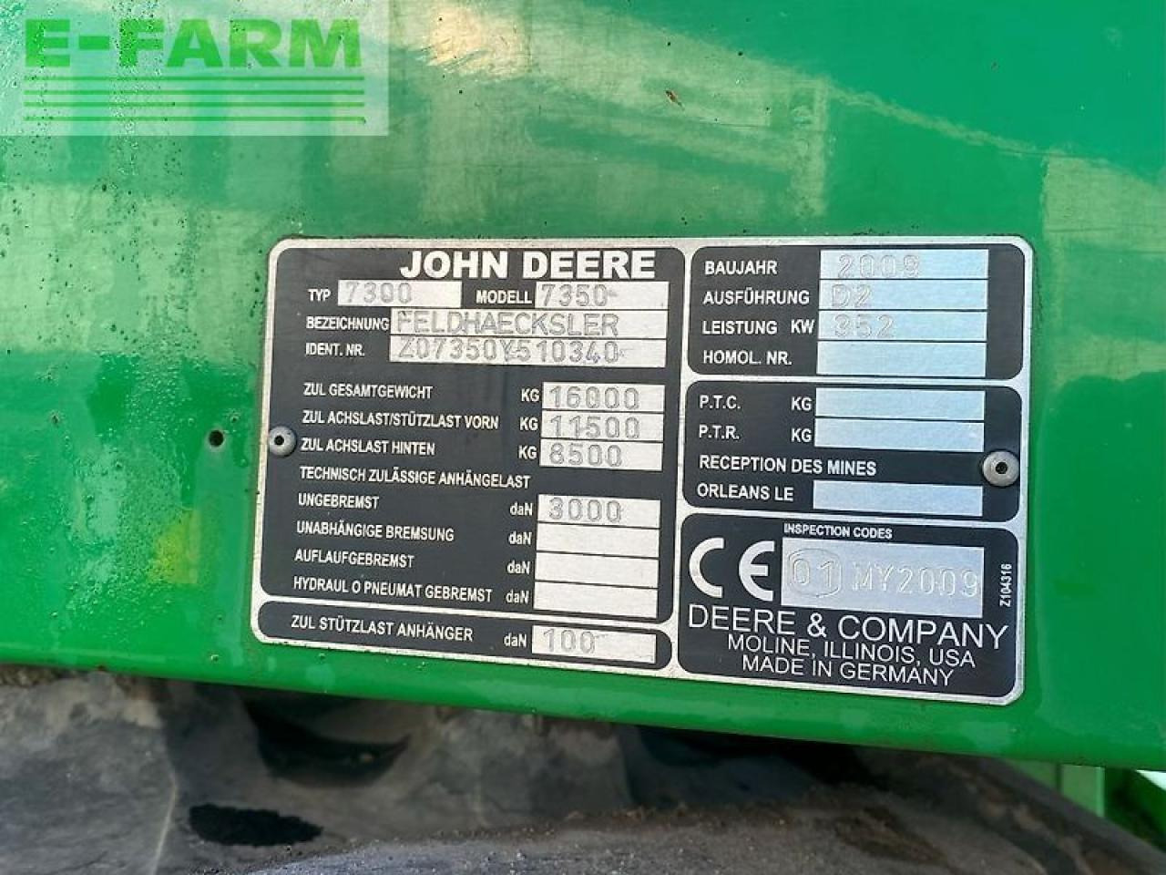 Ensileuse John Deere 7350i: photos 16