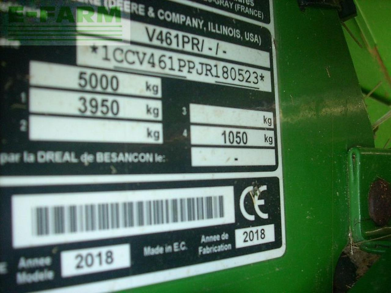 John Deere v461r isobus - Presse à balles cubiques: photos 4 John Deere v461r isobus - Presse à balles cubiques: photos 4