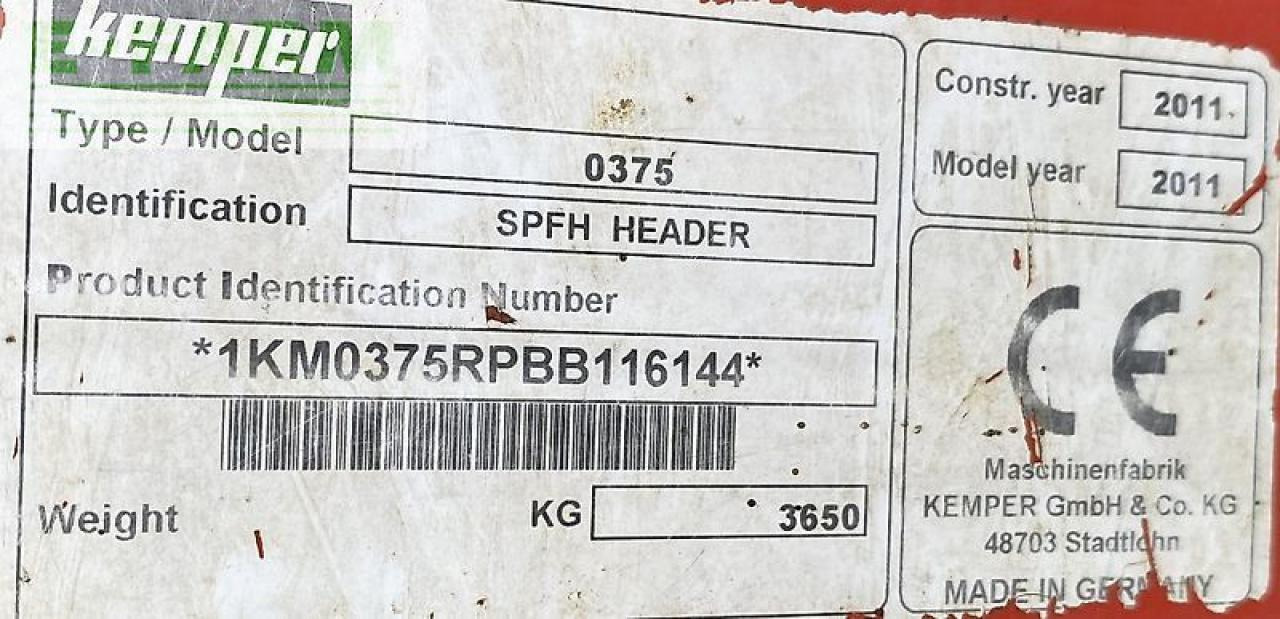Kemper 375 maisvorsatz, voll funktionsfähig - Accessoire aux ensileuses: photos 5 Kemper 375 maisvorsatz, voll funktionsfähig - Accessoire aux ensileuses: photos 5