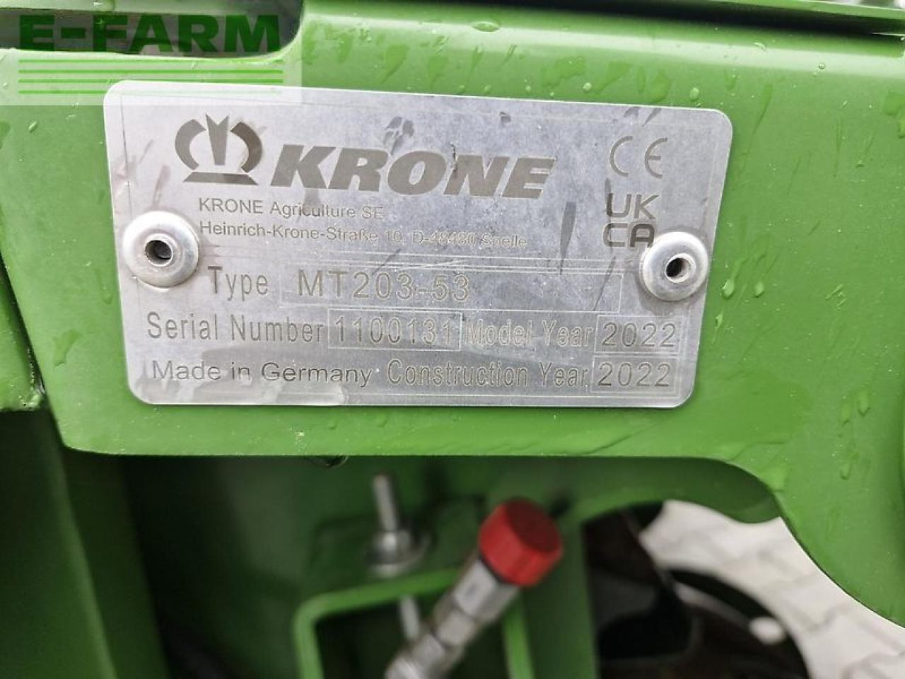 Faucheuse Krone easycut b 1000 cv c + easycut 400 cv fold: photos 13 Faucheuse Krone easycut b 1000 cv c + easycut 400 cv fold: photos 13