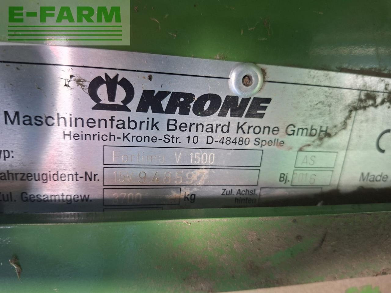 Krone fortima v 1500 mc - Presse à balles cubiques: photos 4 Krone fortima v 1500 mc - Presse à balles cubiques: photos 4
