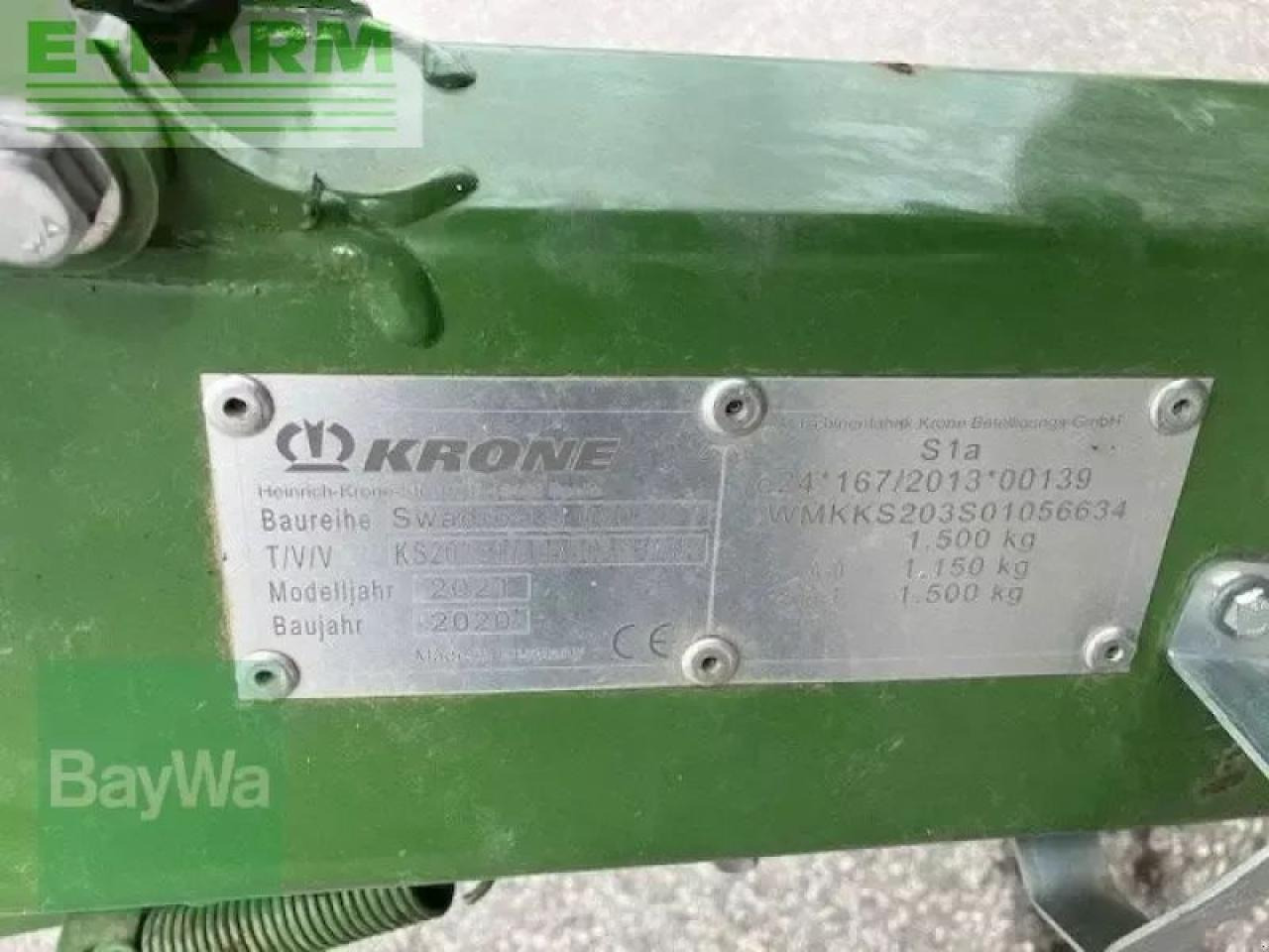 Krone swadro ts 680 - Faneuse: photos 5 Krone swadro ts 680 - Faneuse: photos 5