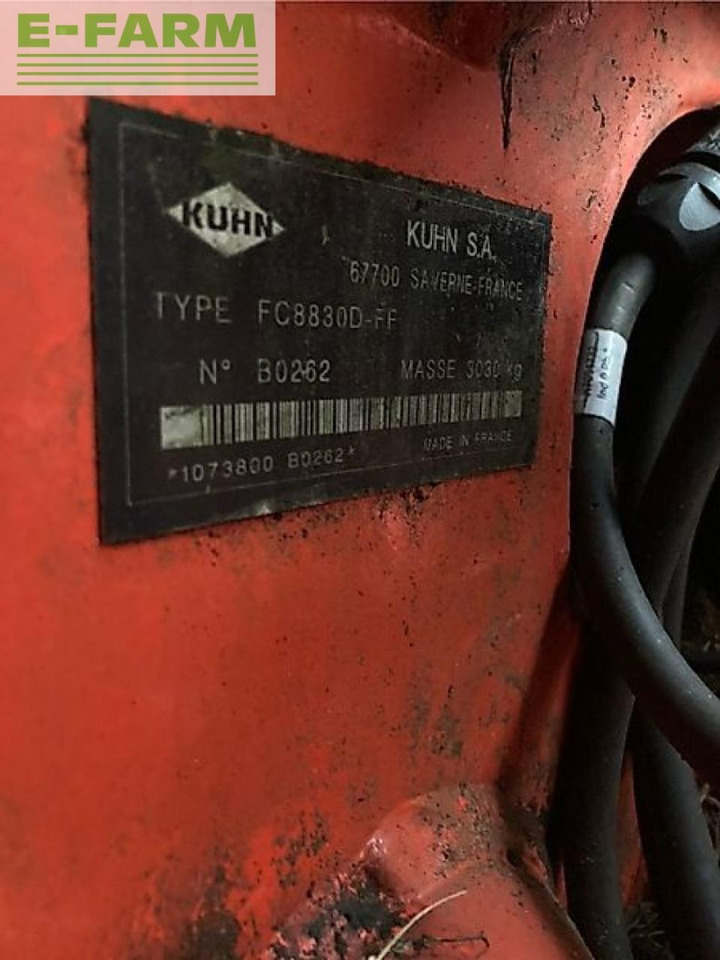 Kuhn fc 8830 d - Faucheuse: photos 3 Kuhn fc 8830 d - Faucheuse: photos 3