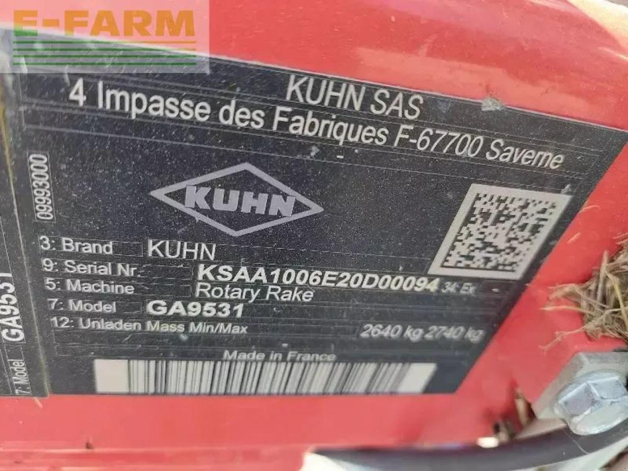 Kuhn ga9531 - Faneuse: photos 1 Kuhn ga9531 - Faneuse: photos 1