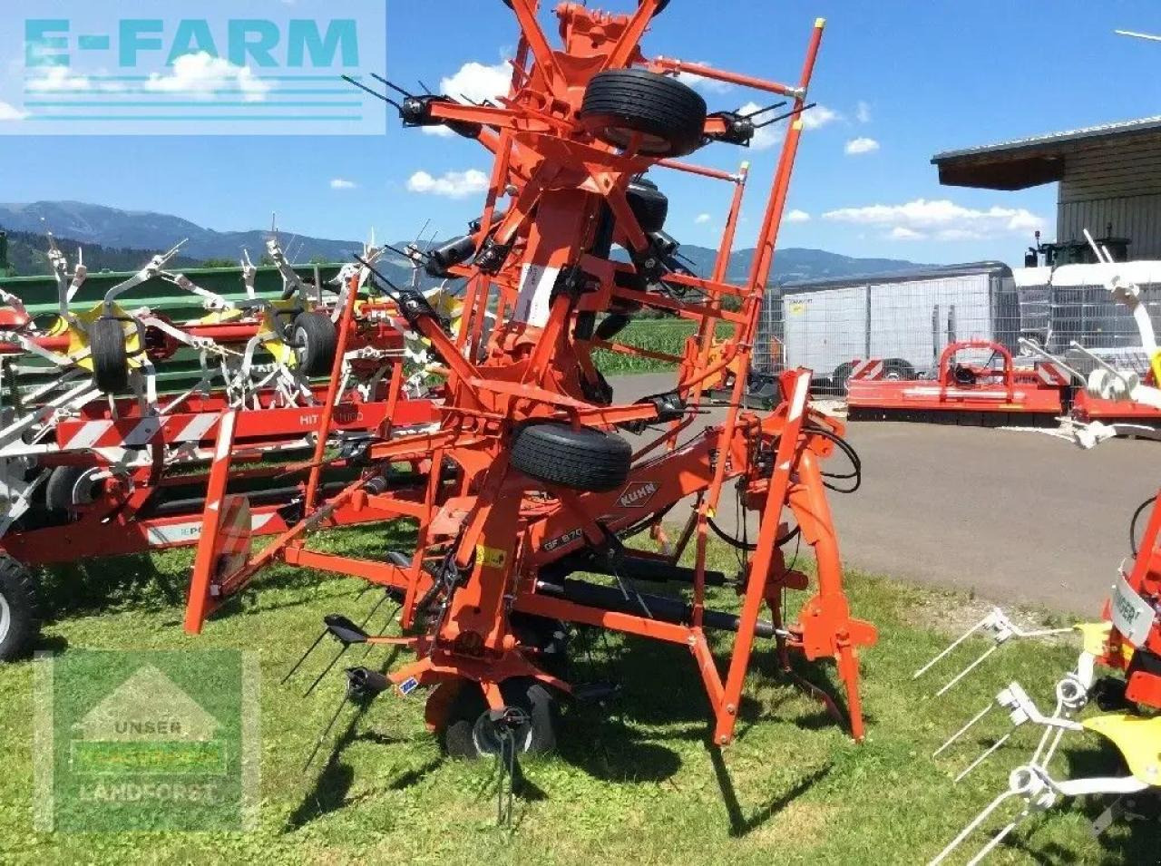 Kuhn gf 8703 - Faneuse: photos 4 Kuhn gf 8703 - Faneuse: photos 4