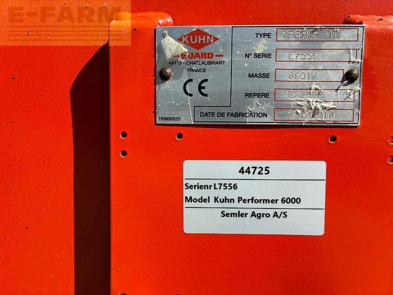 Kuhn performer 600 - Bineuse: photos 5 Kuhn performer 600 - Bineuse: photos 5