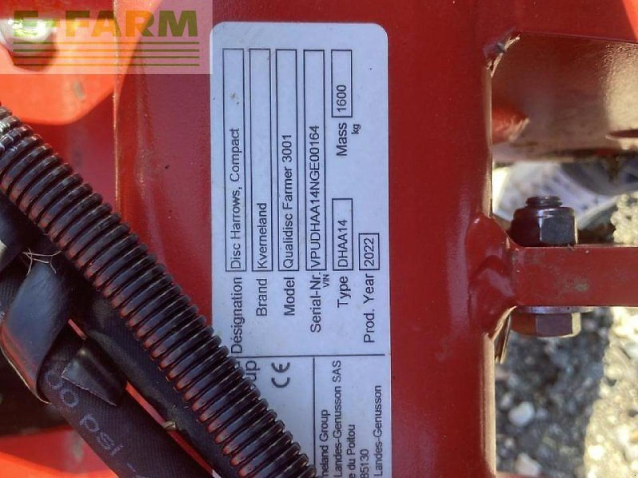 Kverneland qualidisc farmer3001 - Cover crop: photos 1 Kverneland qualidisc farmer3001 - Cover crop: photos 1