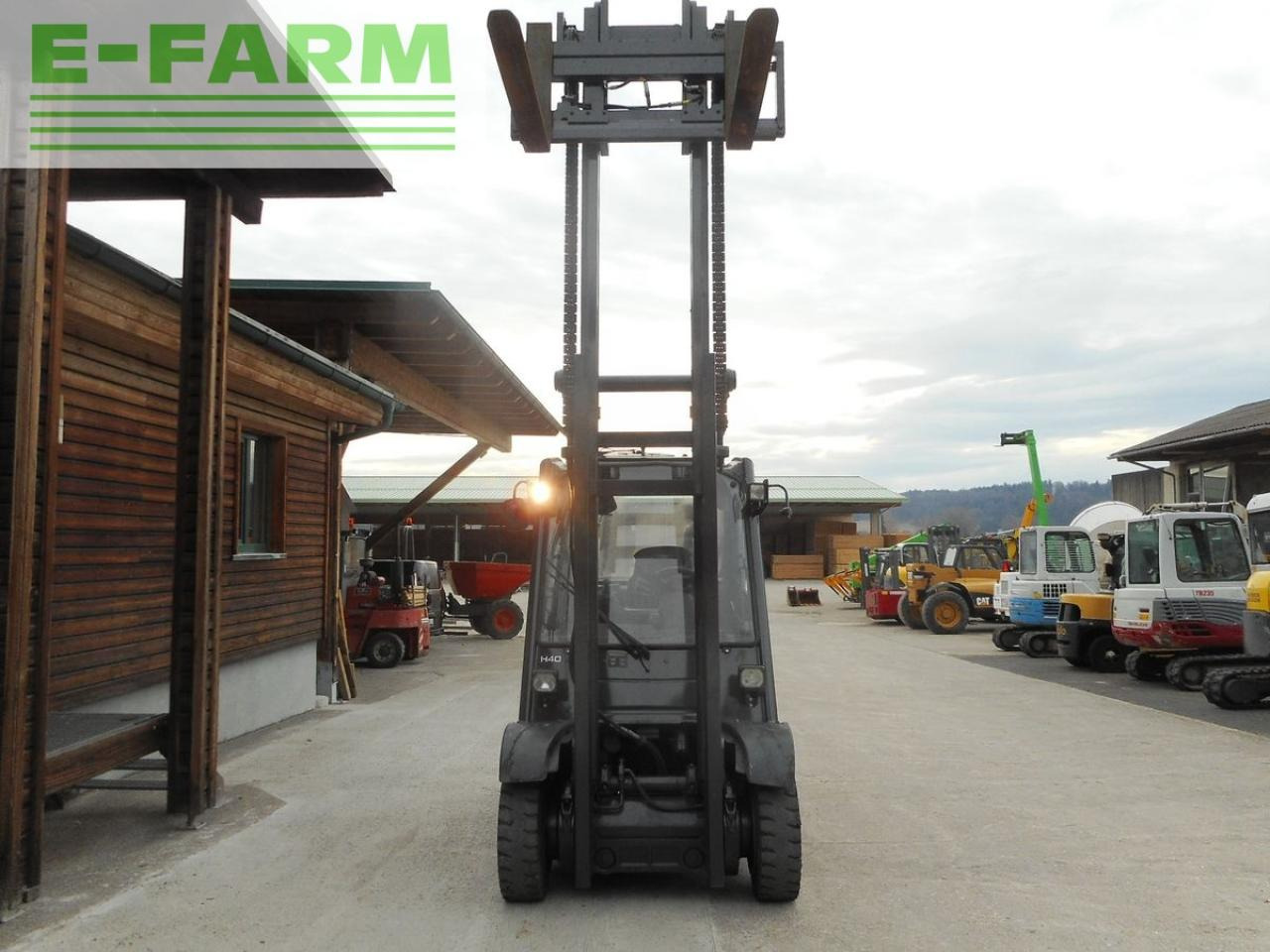 Chariot élévateur Linde h40d mit vollkabine + rußfilter + seitenschieber: photos 8