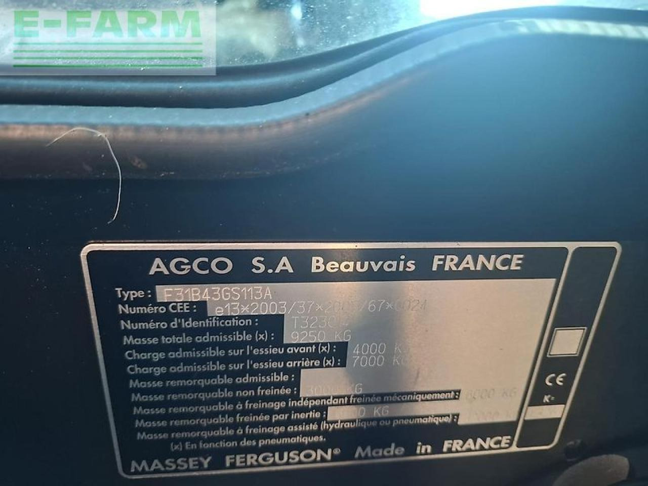 Tracteur agricole Massey Ferguson 6475: photos 38 Tracteur agricole Massey Ferguson 6475: photos 38