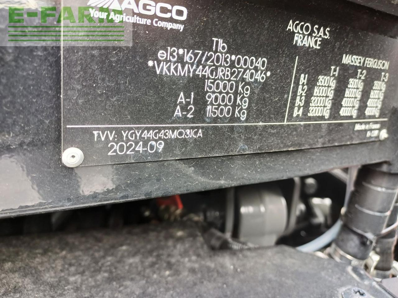 Massey Ferguson mf 8727 s (stage v) - Tracteur agricole: photos 2 Massey Ferguson mf 8727 s (stage v) - Tracteur agricole: photos 2