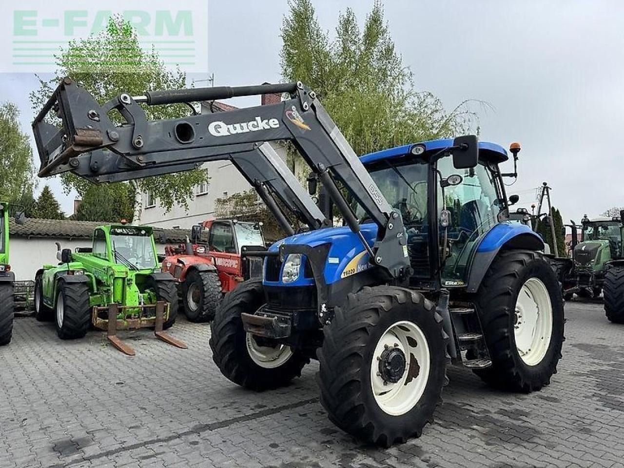New Holland t6020 elite + quicke q55 Elite - Tracteur agricole: photos 1 New Holland t6020 elite + quicke q55 Elite - Tracteur agricole: photos 1