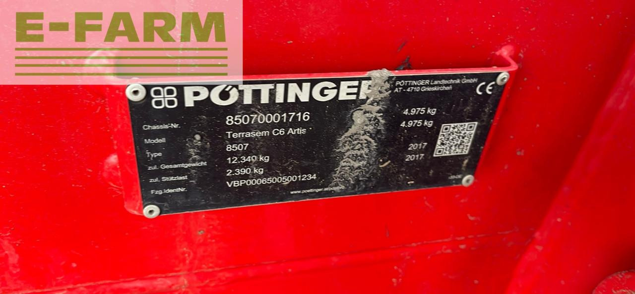 Combiné de semis Pöttinger Terrasem C6: photos 12 Combiné de semis Pöttinger Terrasem C6: photos 12