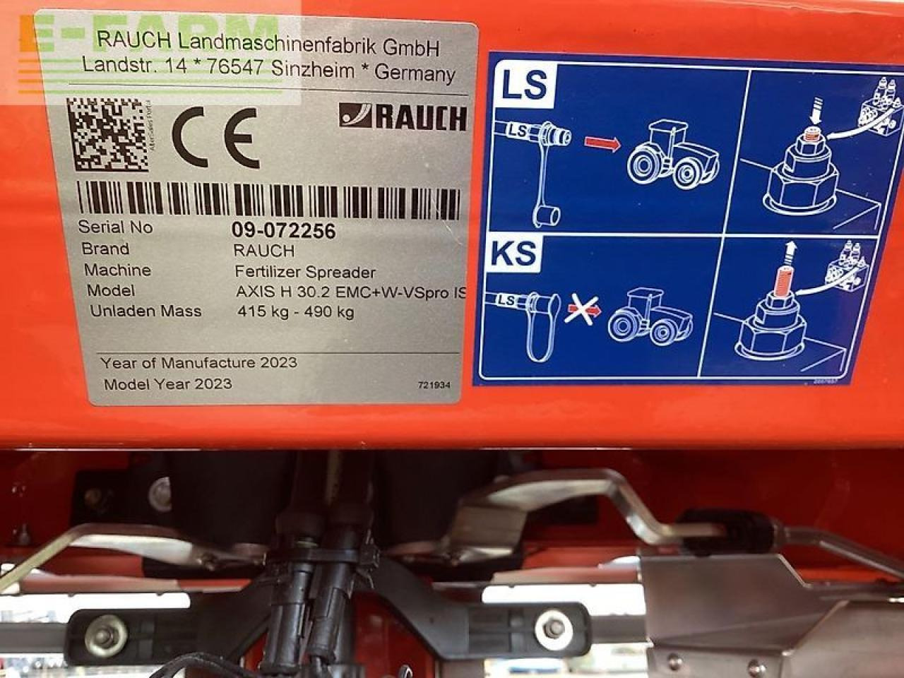 Rauch rauch axis h 30.2 emc+w cci 1200 - Distributeur d'engrais: photos 4 Rauch rauch axis h 30.2 emc+w cci 1200 - Distributeur d'engrais: photos 4