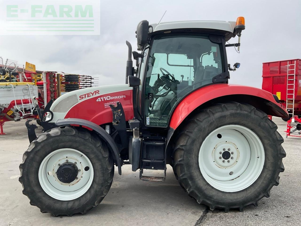 Steyr 4110 Profi - Tracteur agricole: photos 2 Steyr 4110 Profi - Tracteur agricole: photos 2